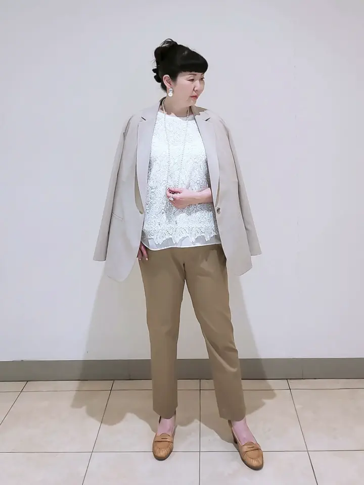 J.PRESS LADIES L スタッフ コーディネート画像