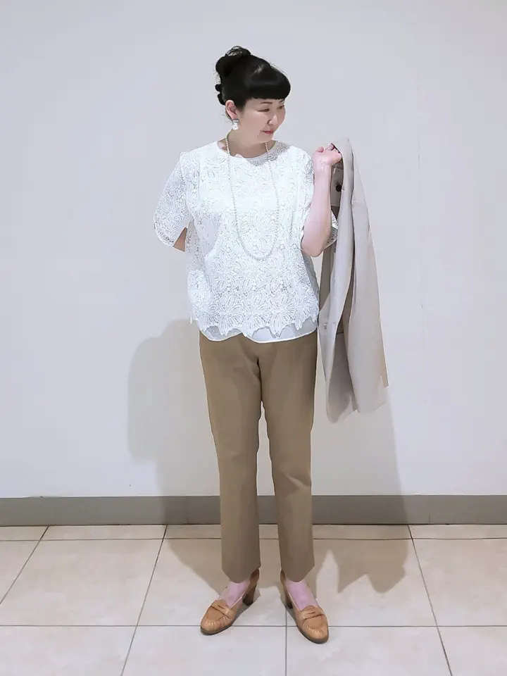 J.PRESS LADIES L スタッフ コーディネート画像