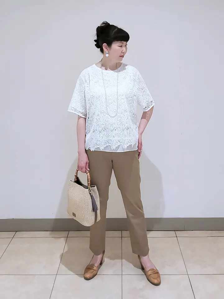 J.PRESS LADIES L スタッフ コーディネート画像