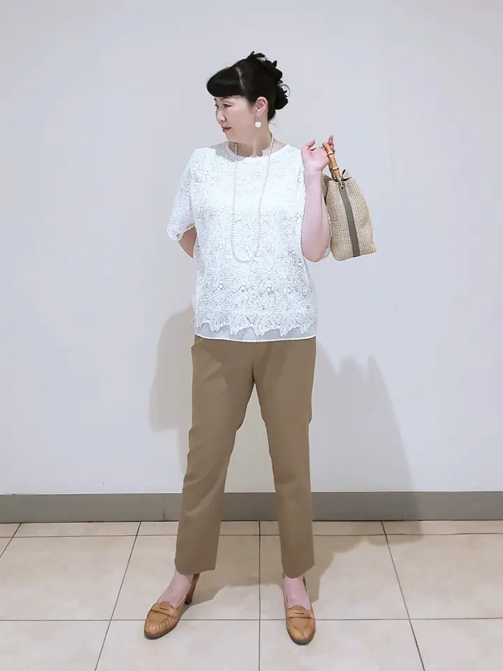 J.PRESS LADIES L スタッフ コーディネート画像