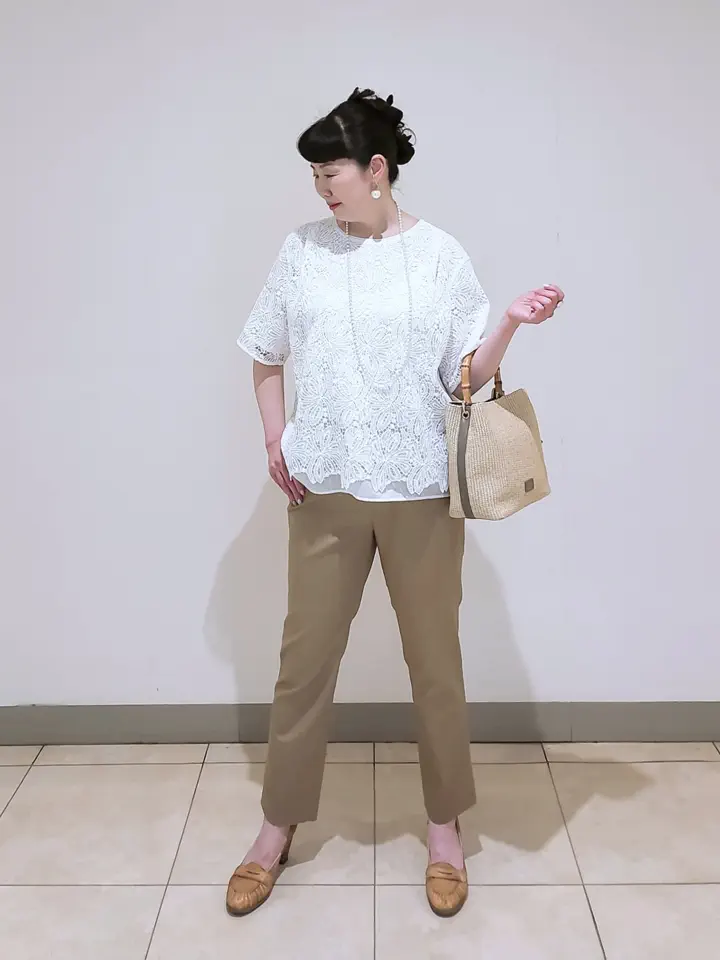 J.PRESS LADIES L スタッフ コーディネート画像