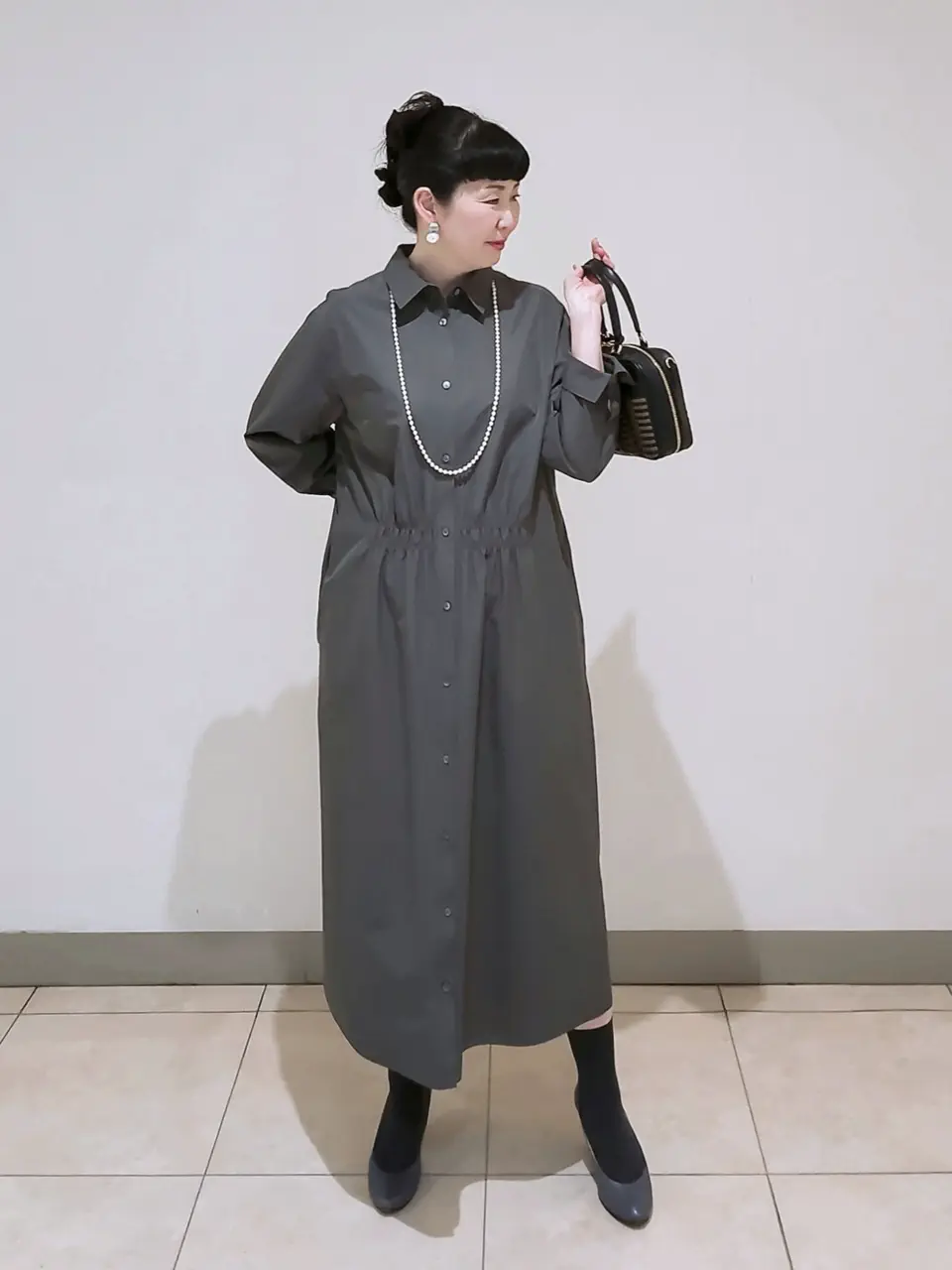 J.PRESS LADIES L スタッフ コーディネート画像