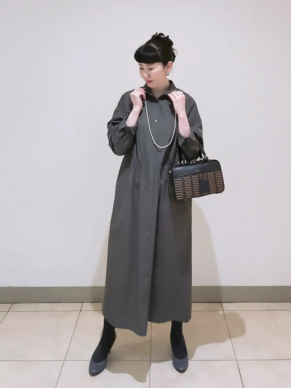 J.PRESS LADIES L スタッフ コーディネート画像