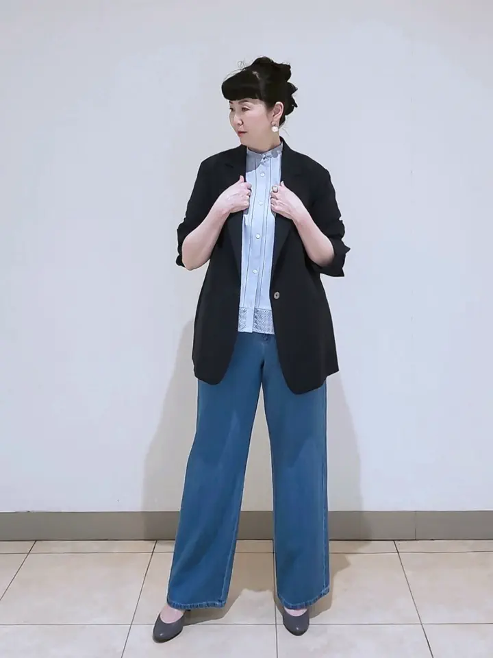 J.PRESS LADIES L スタッフ コーディネート画像