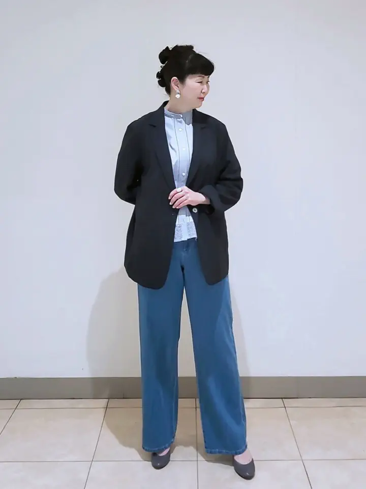 J.PRESS LADIES L スタッフ コーディネート画像