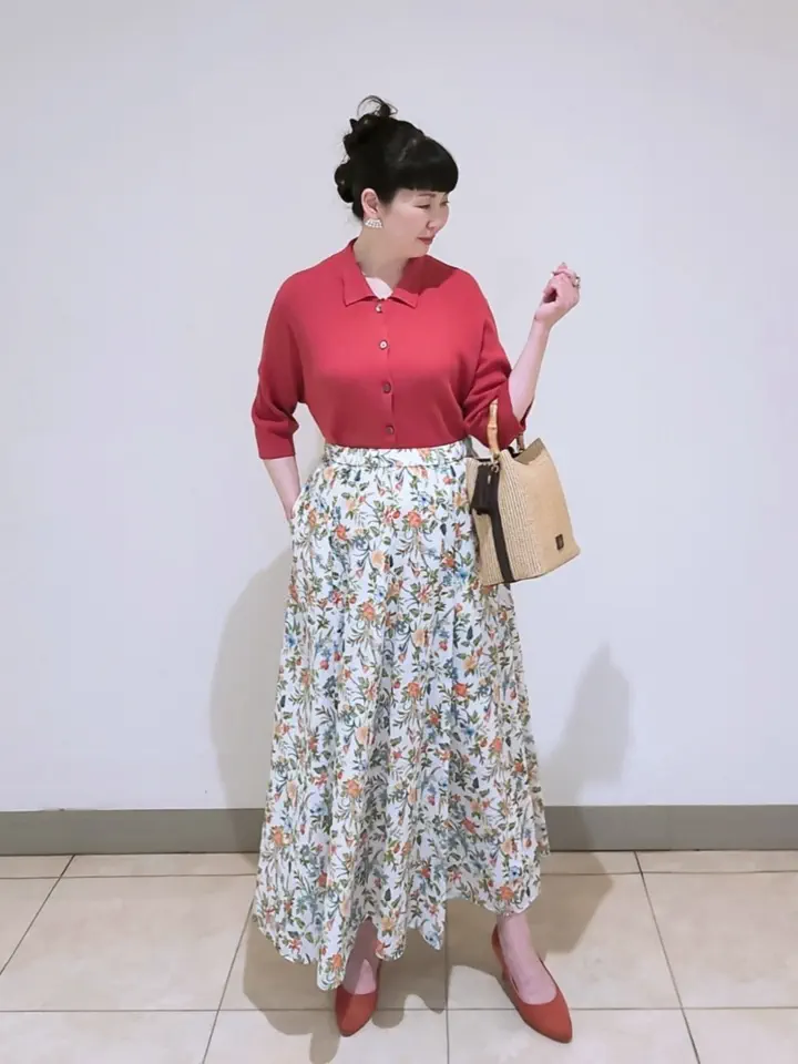 J.PRESS LADIES L スタッフ コーディネート画像