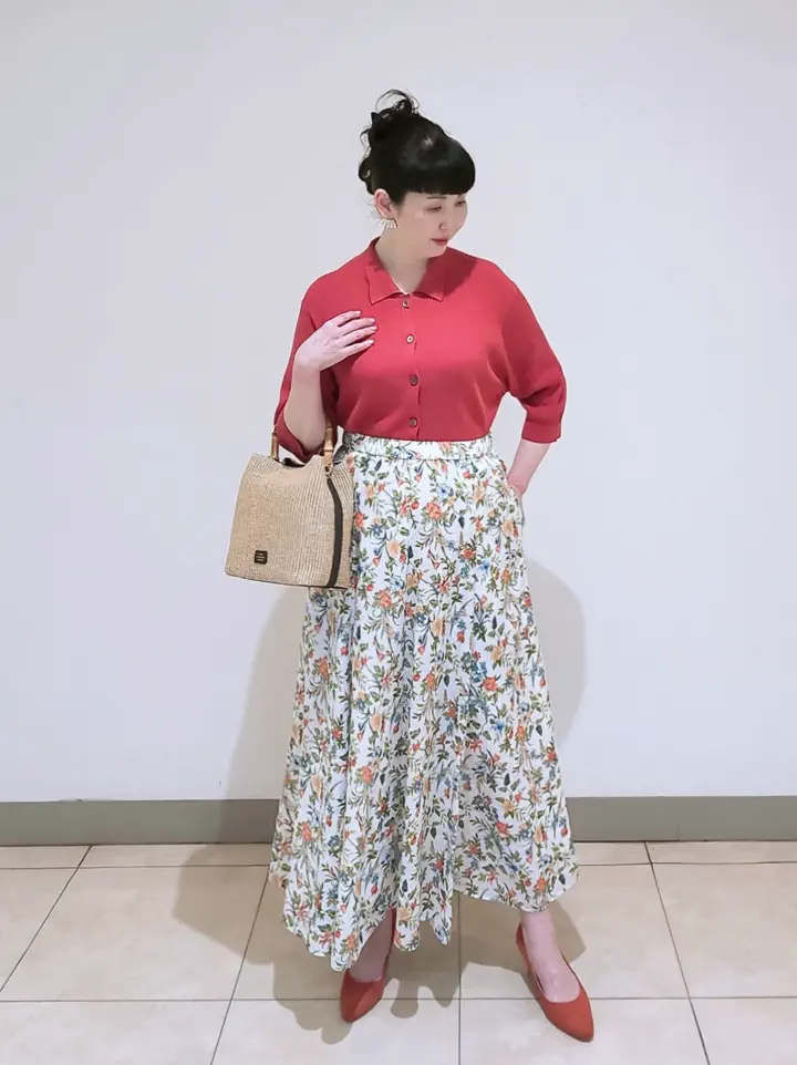 J.PRESS LADIES L スタッフ コーディネート画像