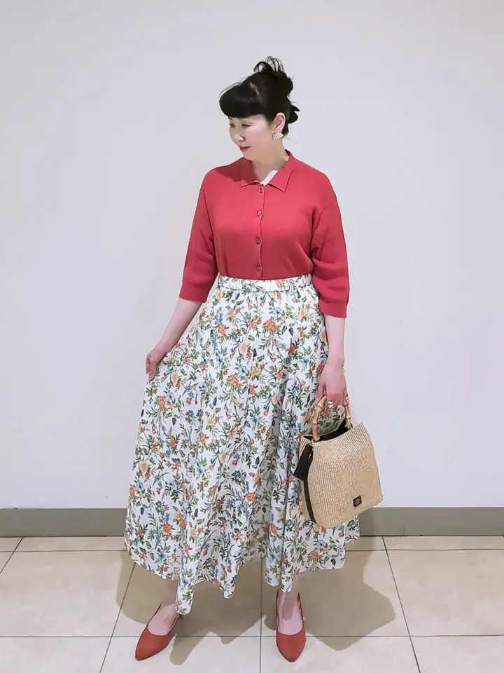 J.PRESS LADIES L スタッフ コーディネート画像