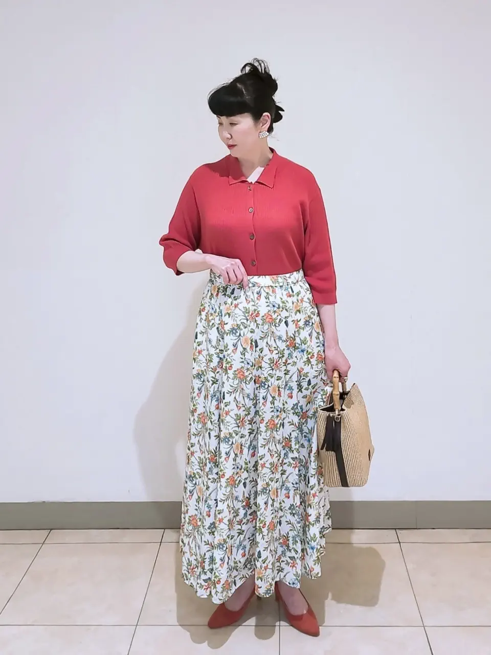 J.PRESS LADIES L スタッフ コーディネート画像