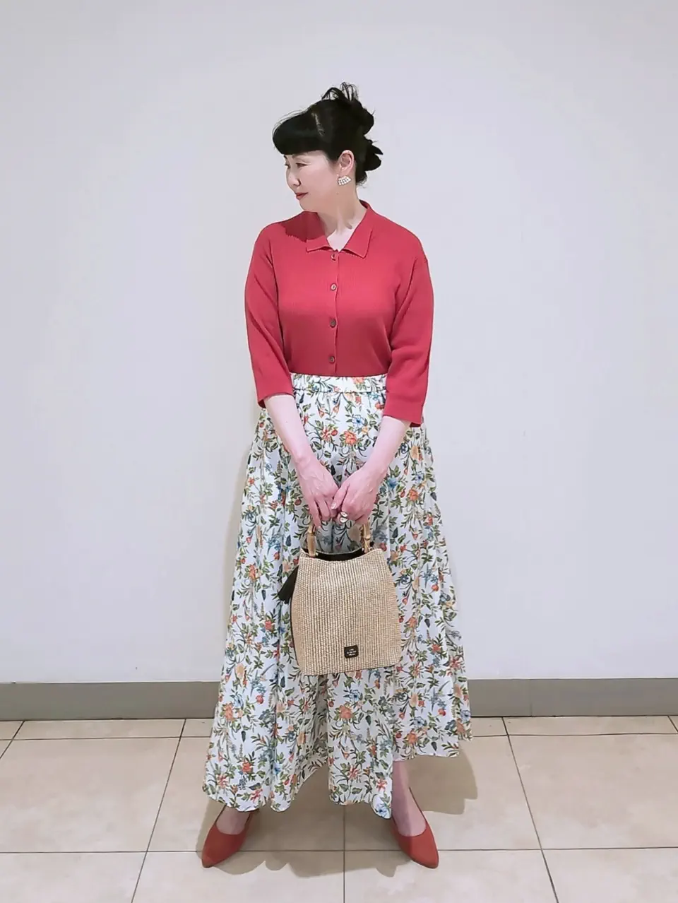 J.PRESS LADIES L スタッフ コーディネート画像