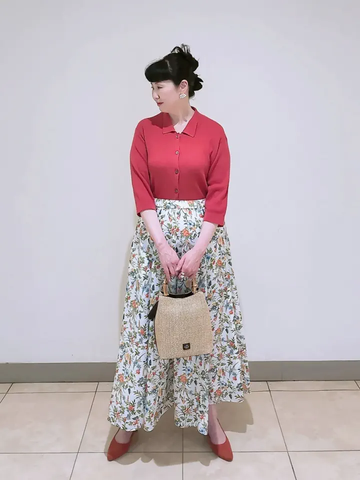 J.PRESS LADIES L スタッフ コーディネート画像