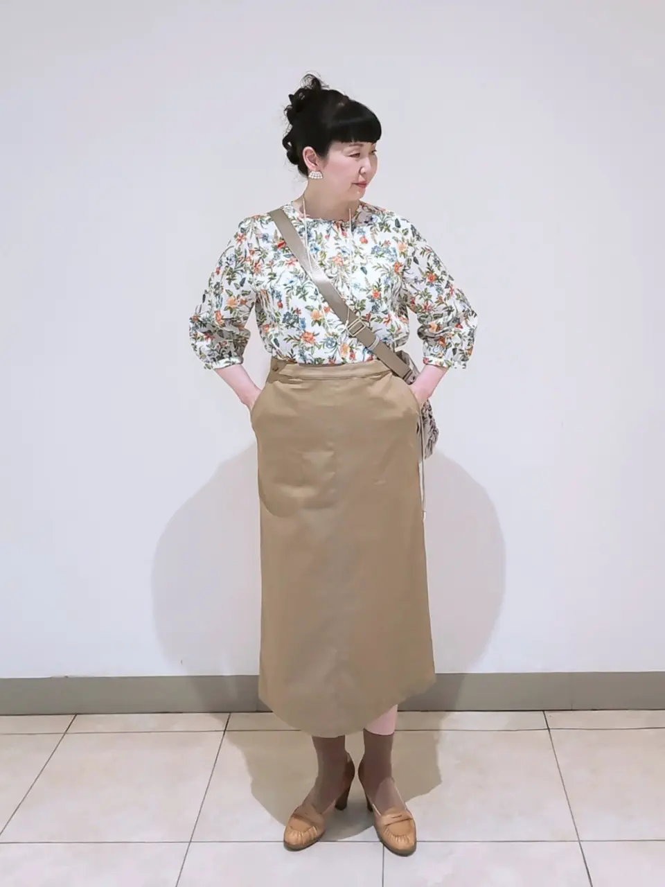 J.PRESS LADIES L スタッフ コーディネート画像