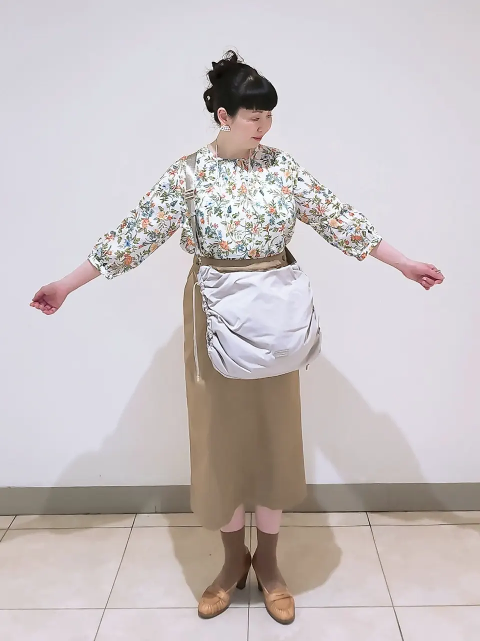 J.PRESS LADIES L スタッフ コーディネート画像