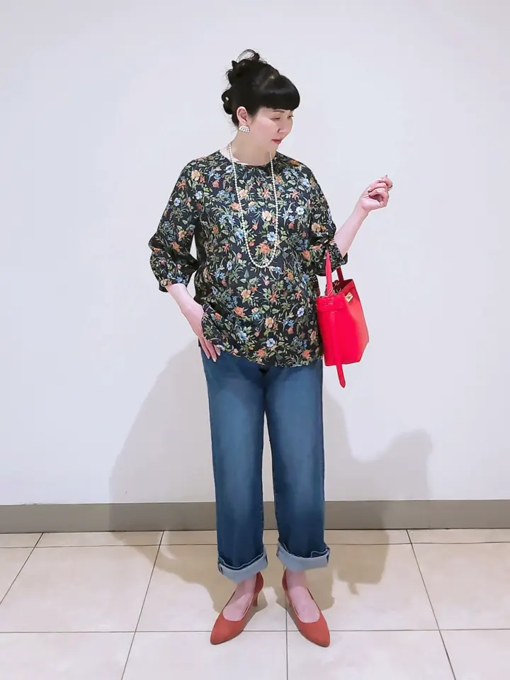 J.PRESS LADIES L スタッフ コーディネート画像