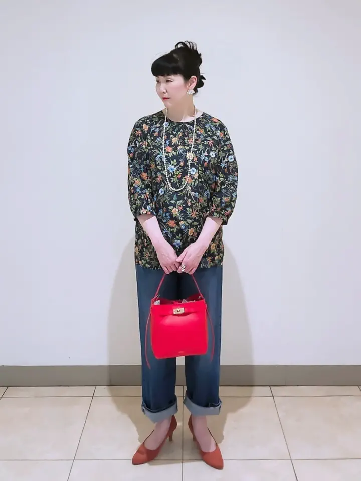 J.PRESS LADIES L スタッフ コーディネート画像