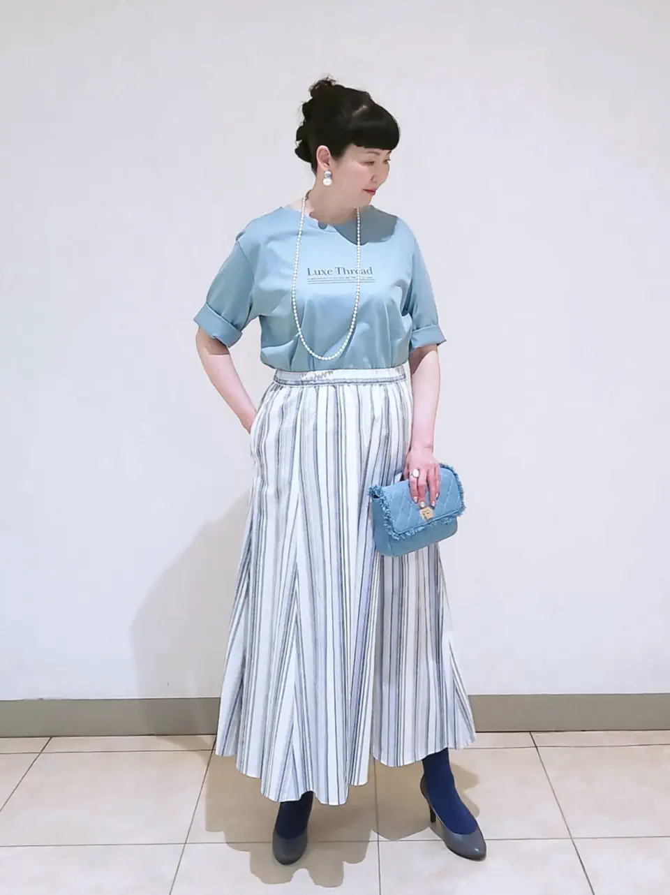 J.PRESS LADIES L スタッフ コーディネート画像