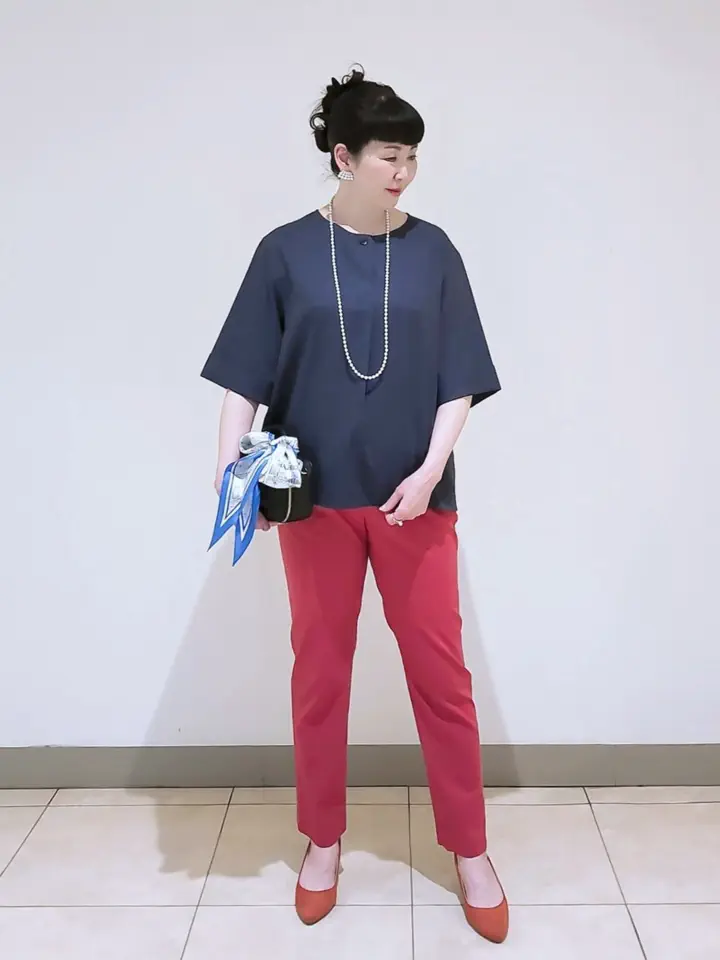 J.PRESS LADIES L スタッフ コーディネート画像