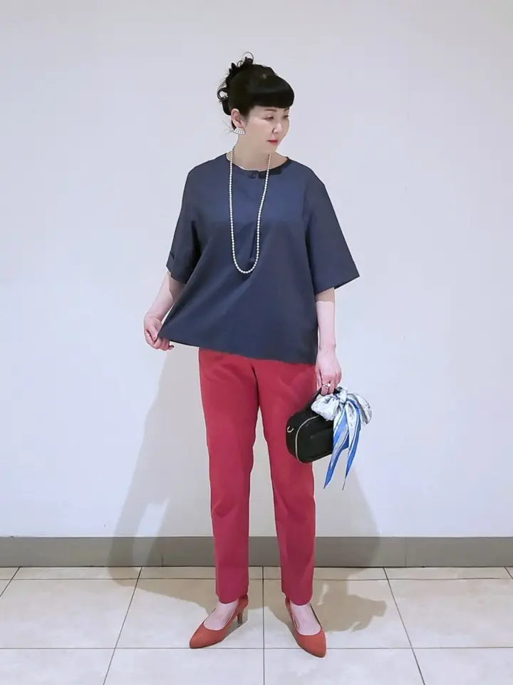 J.PRESS LADIES L スタッフ コーディネート画像