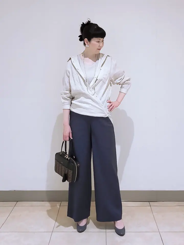 J.PRESS LADIES L スタッフ コーディネート画像