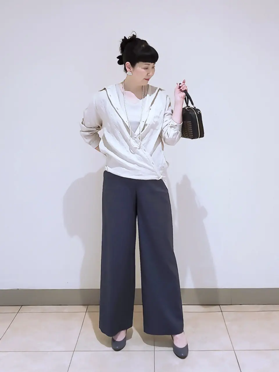 J.PRESS LADIES L スタッフ コーディネート画像