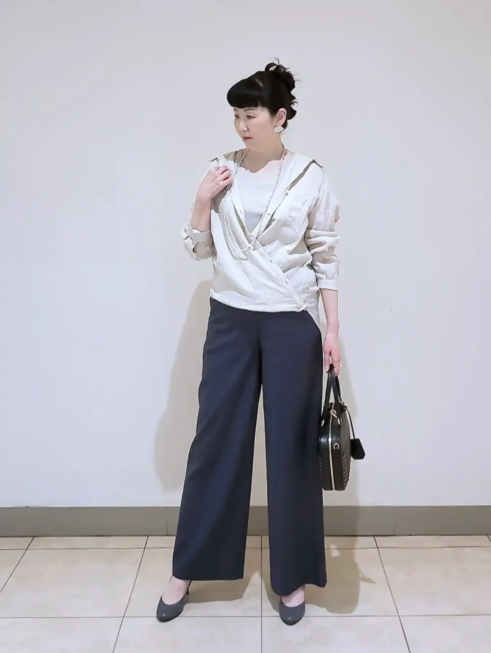 J.PRESS LADIES L スタッフ コーディネート画像