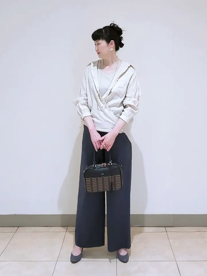 J.PRESS LADIES L スタッフ コーディネート画像