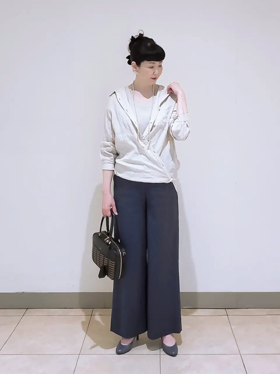 J.PRESS LADIES L スタッフ コーディネート画像