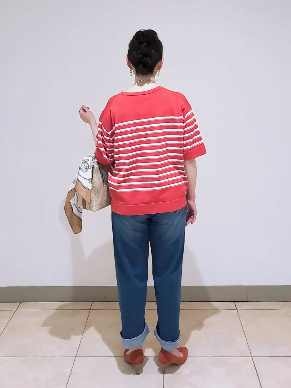 J.PRESS LADIES L スタッフ コーディネート画像