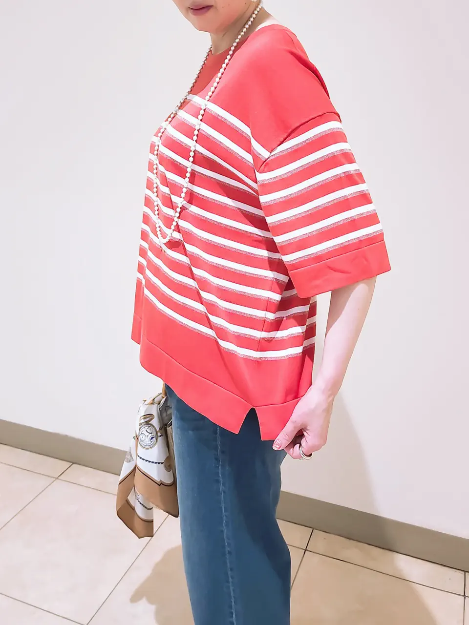 J.PRESS LADIES L スタッフ コーディネート画像