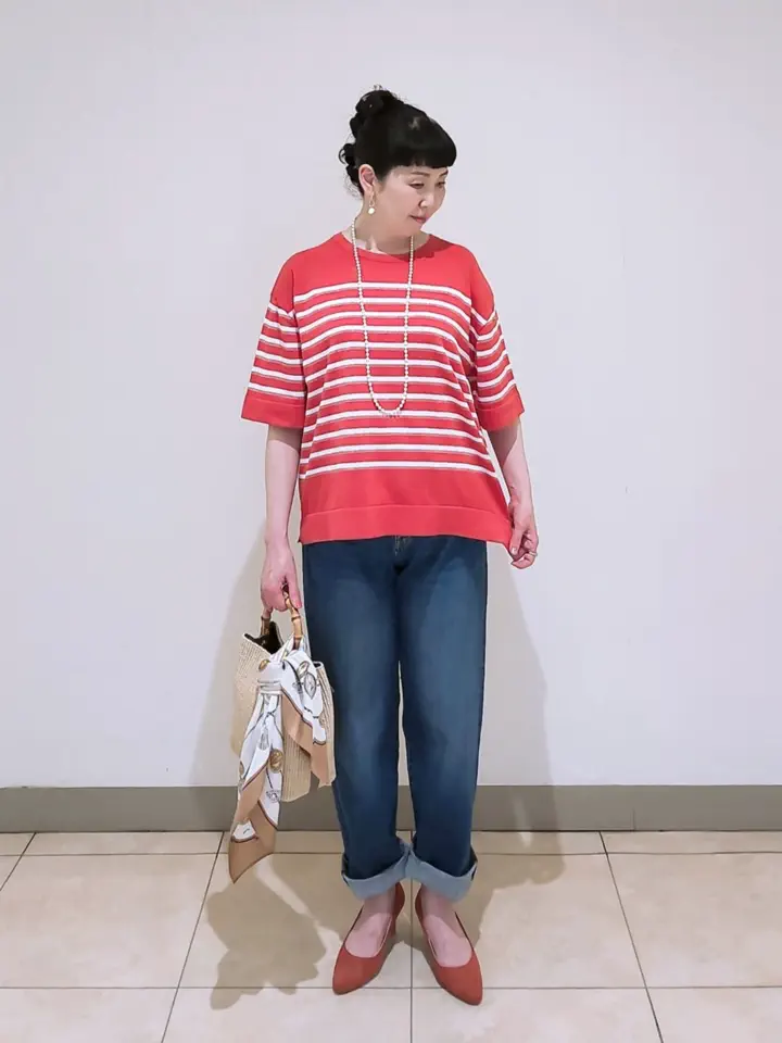 J.PRESS LADIES L スタッフ コーディネート画像