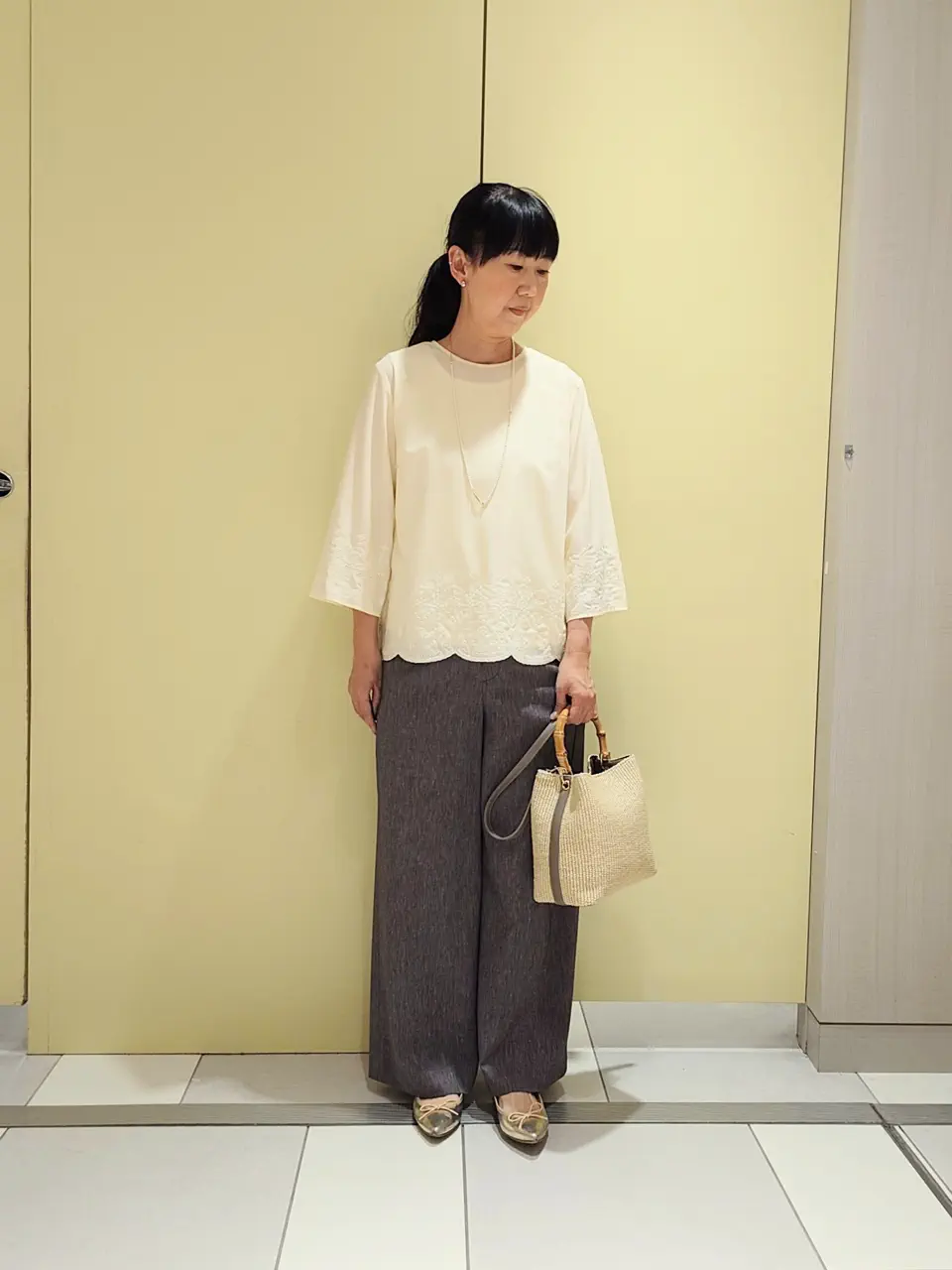 J.PRESS LADIES スタッフ コーディネート画像