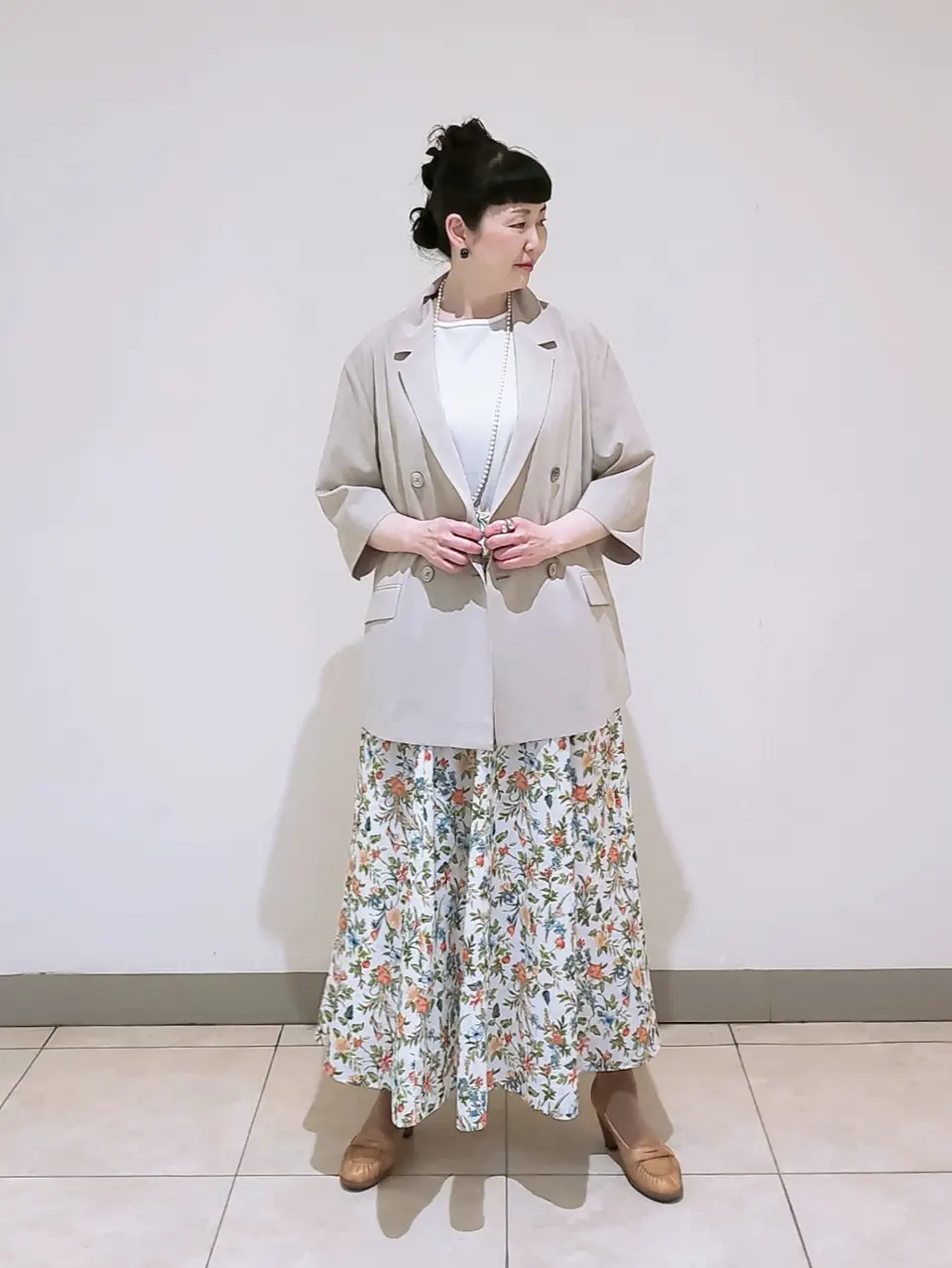 J.PRESS LADIES L スタッフ コーディネート画像