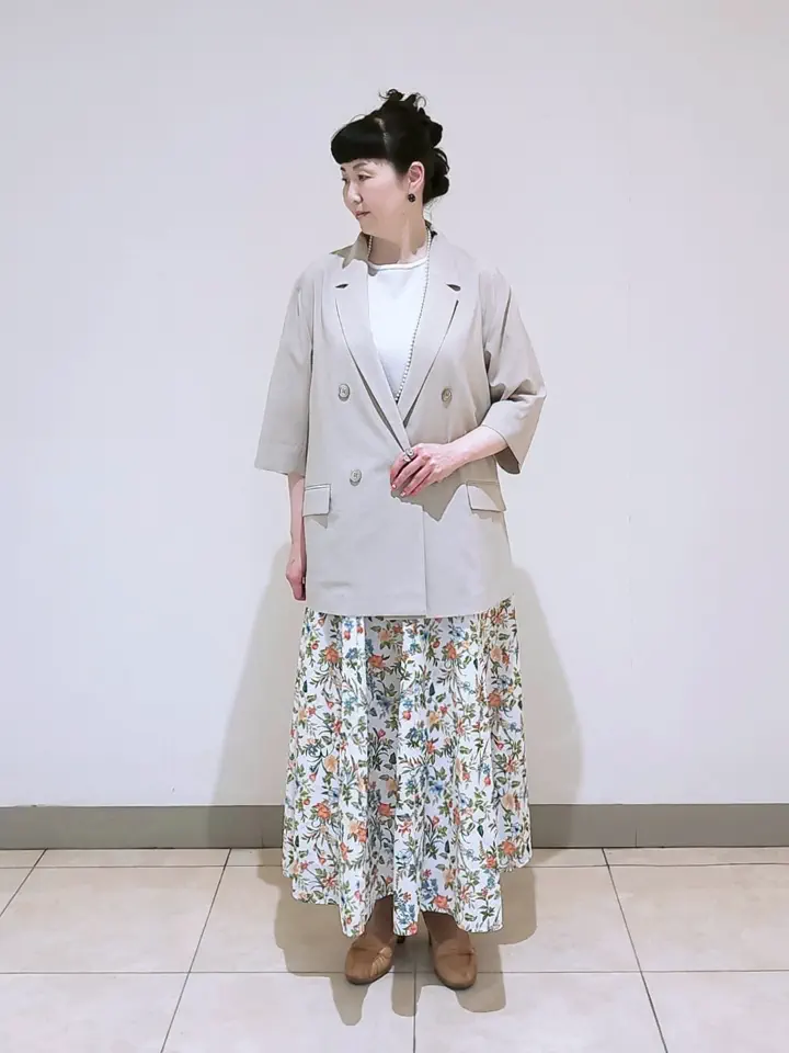 J.PRESS LADIES L スタッフ コーディネート画像