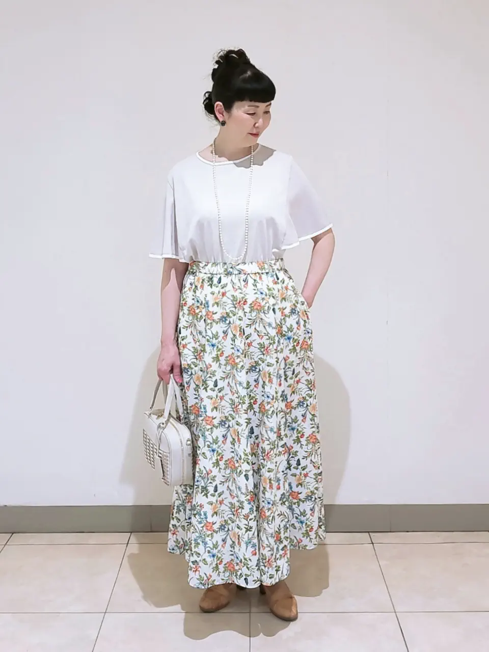 J.PRESS LADIES L スタッフ コーディネート画像