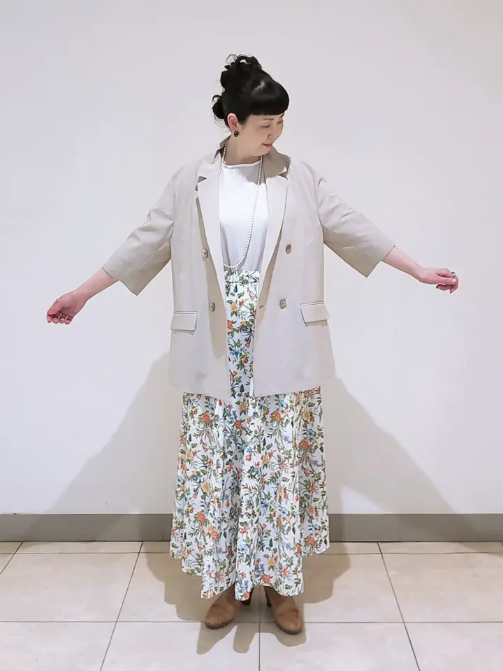 J.PRESS LADIES L スタッフ コーディネート画像