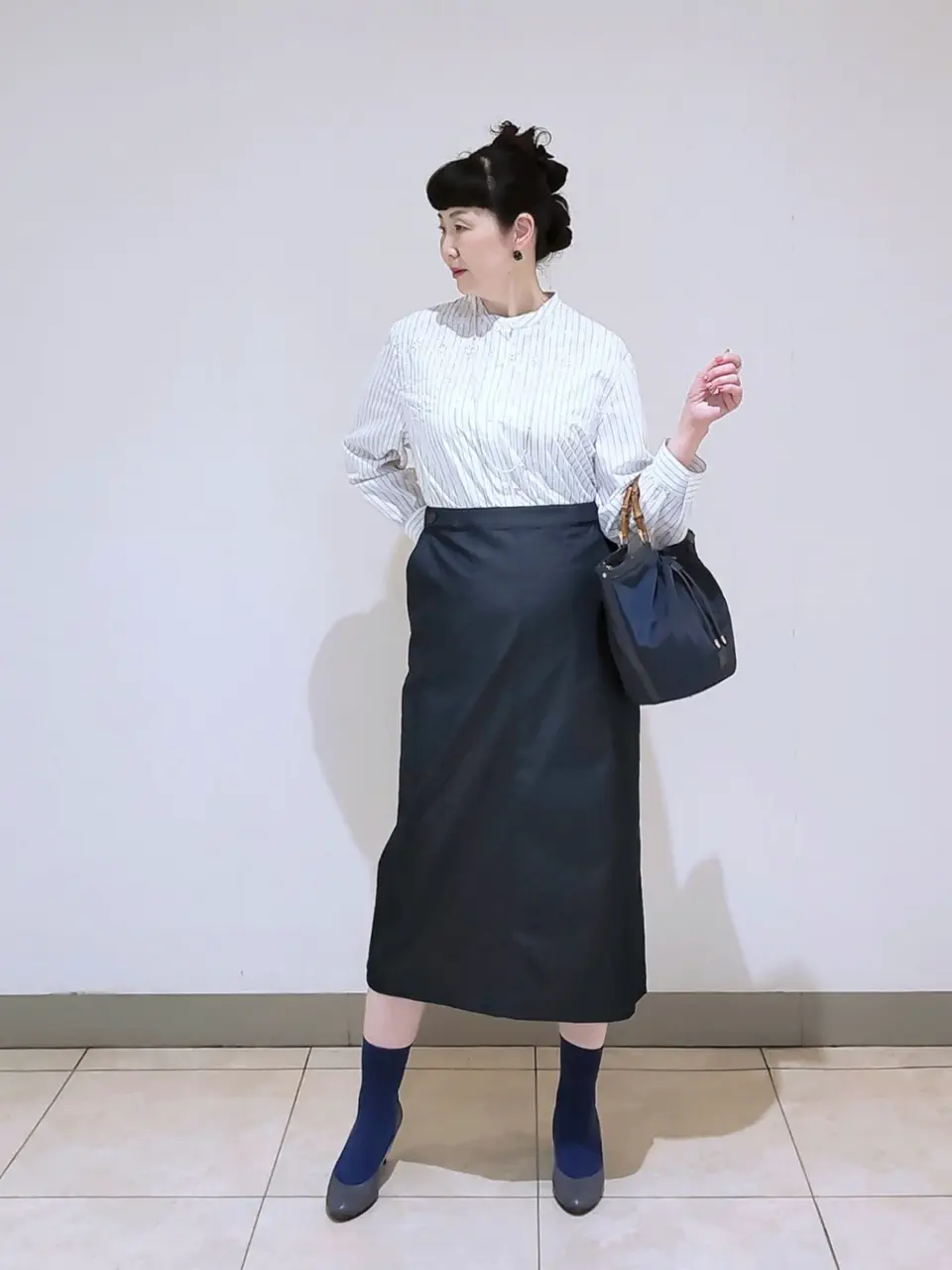 J.PRESS LADIES L スタッフ コーディネート画像