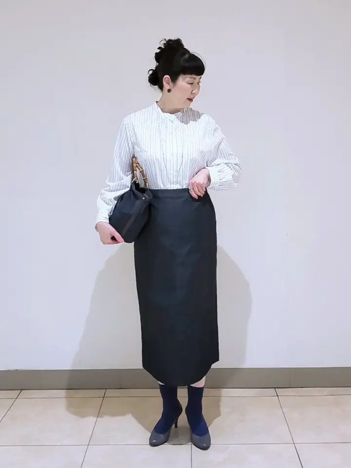 J.PRESS LADIES L スタッフ コーディネート画像