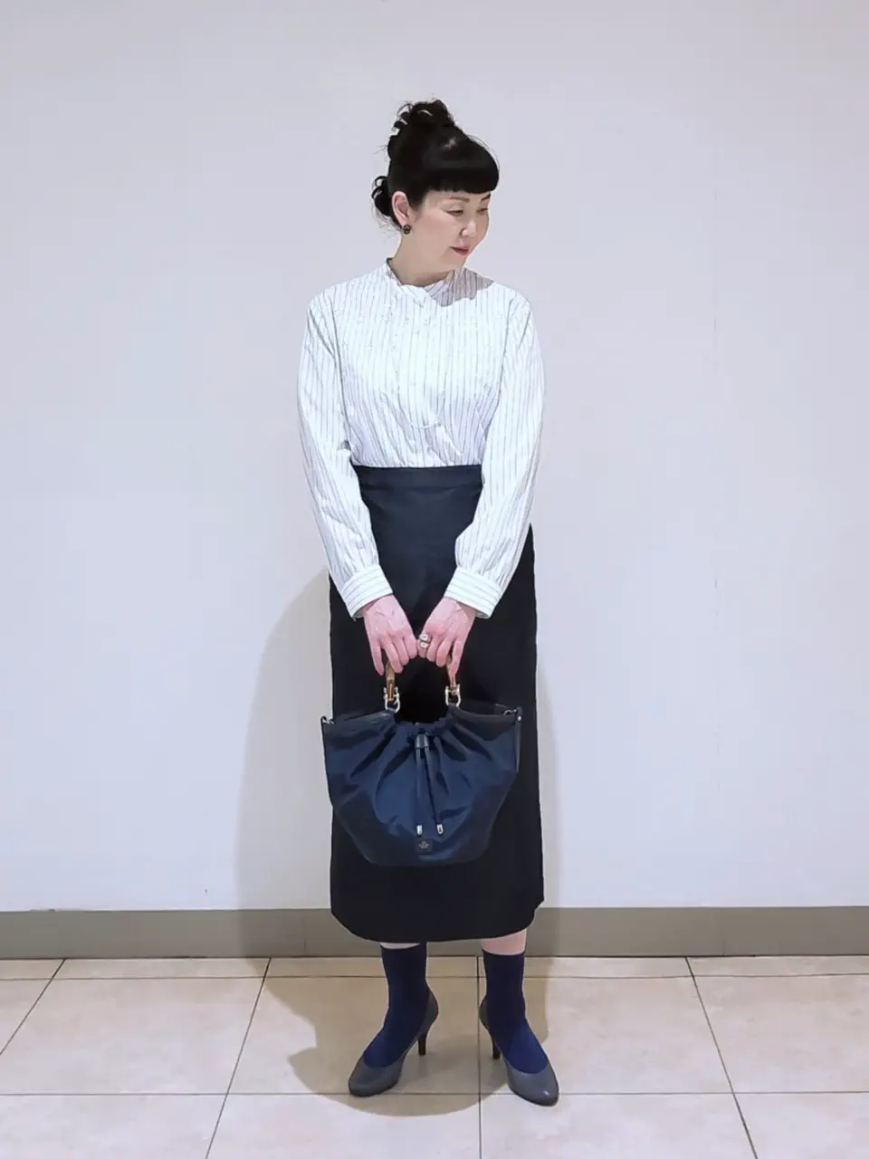 J.PRESS LADIES L スタッフ コーディネート画像