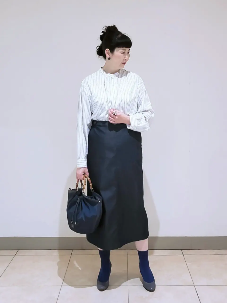 J.PRESS LADIES L スタッフ コーディネート画像