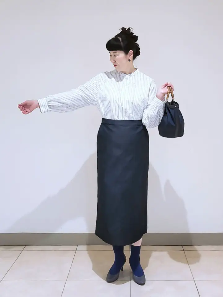 J.PRESS LADIES L スタッフ コーディネート画像