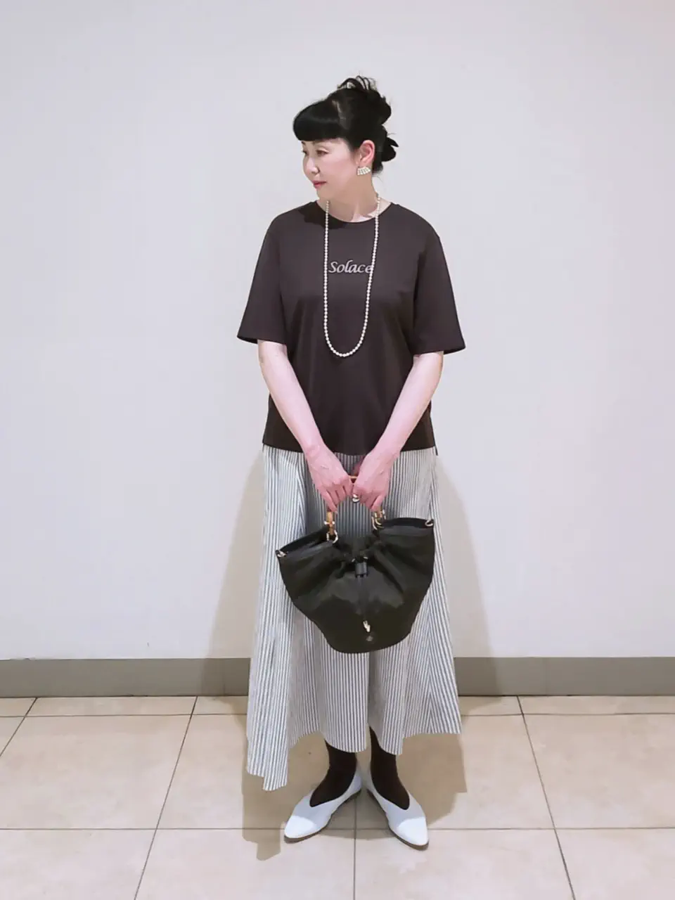 J.PRESS LADIES L スタッフ コーディネート画像