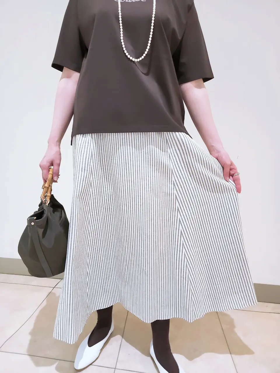 J.PRESS LADIES L スタッフ コーディネート画像