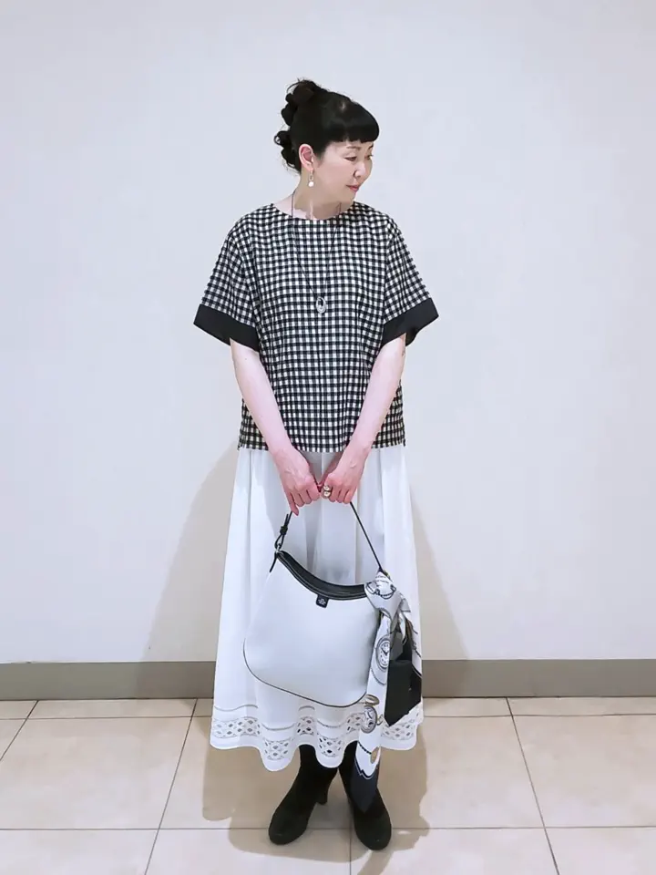 J.PRESS LADIES L スタッフ コーディネート画像