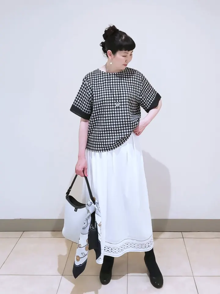 J.PRESS LADIES L スタッフ コーディネート画像