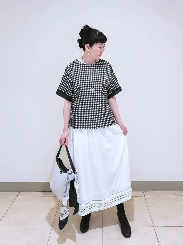 J.PRESS LADIES L スタッフ コーディネート画像
