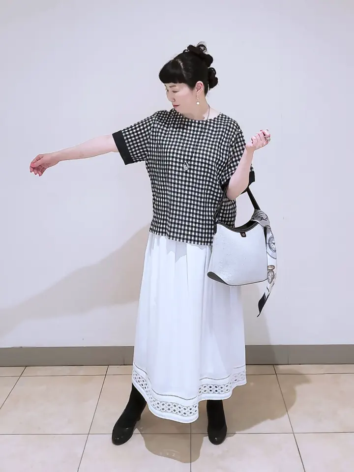 J.PRESS LADIES L スタッフ コーディネート画像