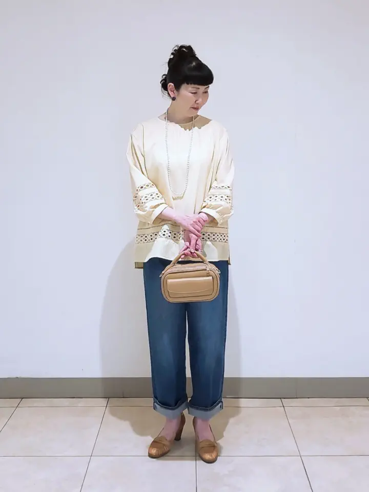 J.PRESS LADIES L スタッフ コーディネート画像