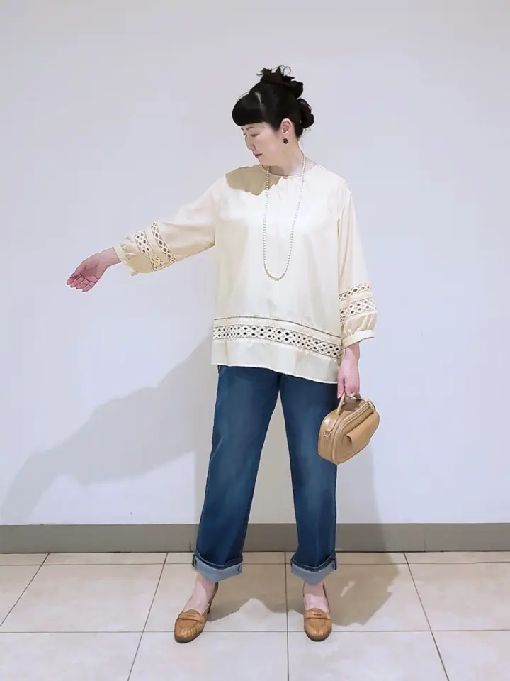 J.PRESS LADIES L スタッフ コーディネート画像