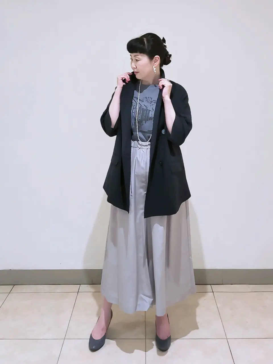 J.PRESS LADIES L スタッフ コーディネート画像
