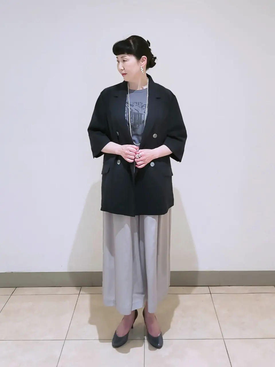 J.PRESS LADIES L スタッフ コーディネート画像